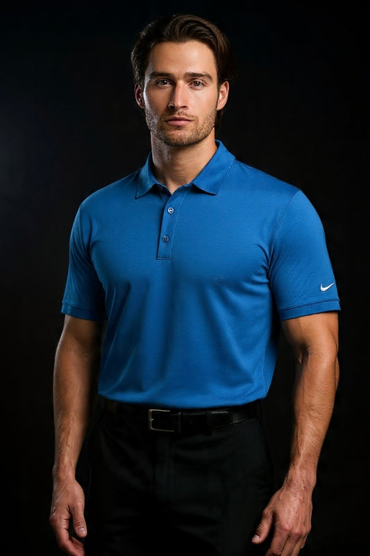 Nike Dri-FIT Solid Icon Pique Modern Fit Polo.  746099